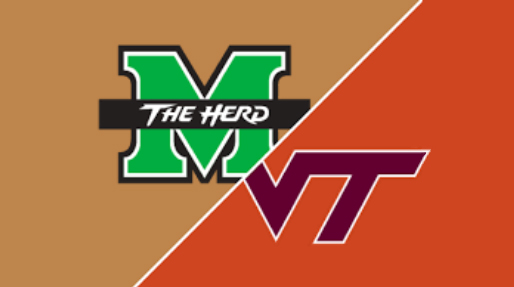 Marshall logo with the Virginia Tech logo